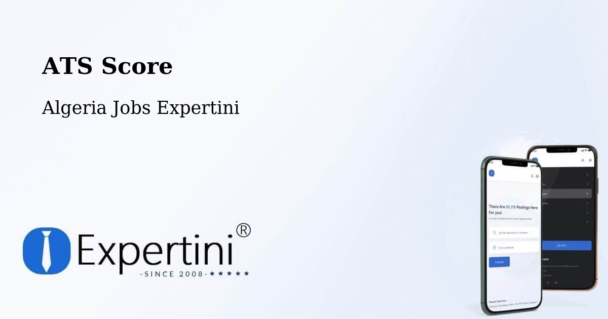 Resume ATS Score & Job Description Match Tool – Tipasa - Algeria Jobs Expertini